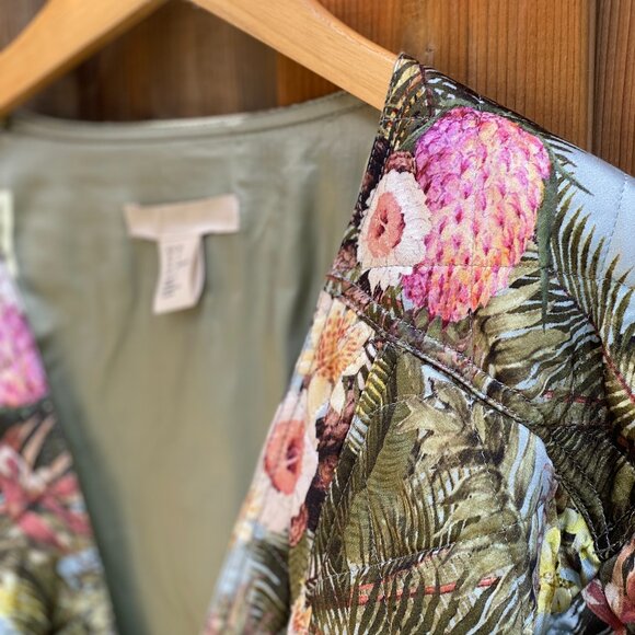 H&M | Green Multi Wrap Jacket | Size 8 |  Rare Find - Picture 8 of 11